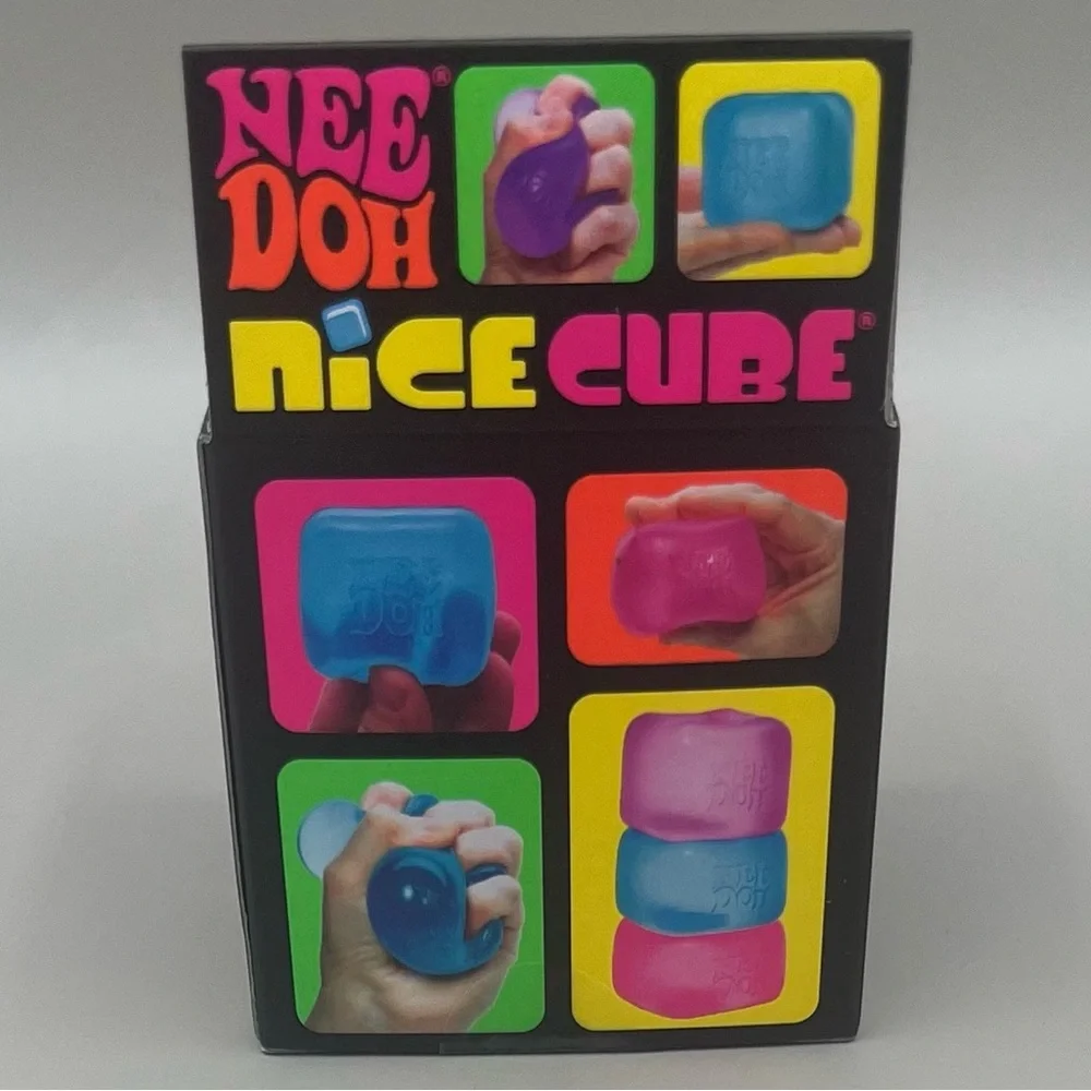NEEDOH Nice Cube Super Solid Squish PINK 🩷 Squishy Sensory Stress Relief Toy NEW